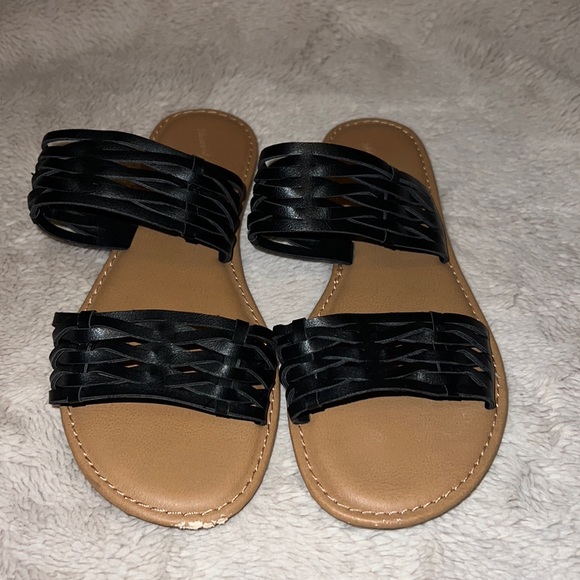 Two Strap Slip On Sandals - Picture 1 of 4